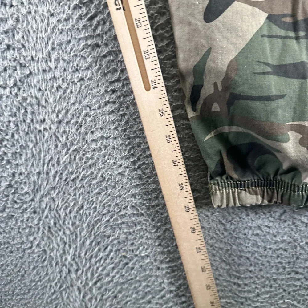 Wrangler Pant Boys XL Green Cotton‎ Camouflage Cargo Jogger Tapered Stretch Army